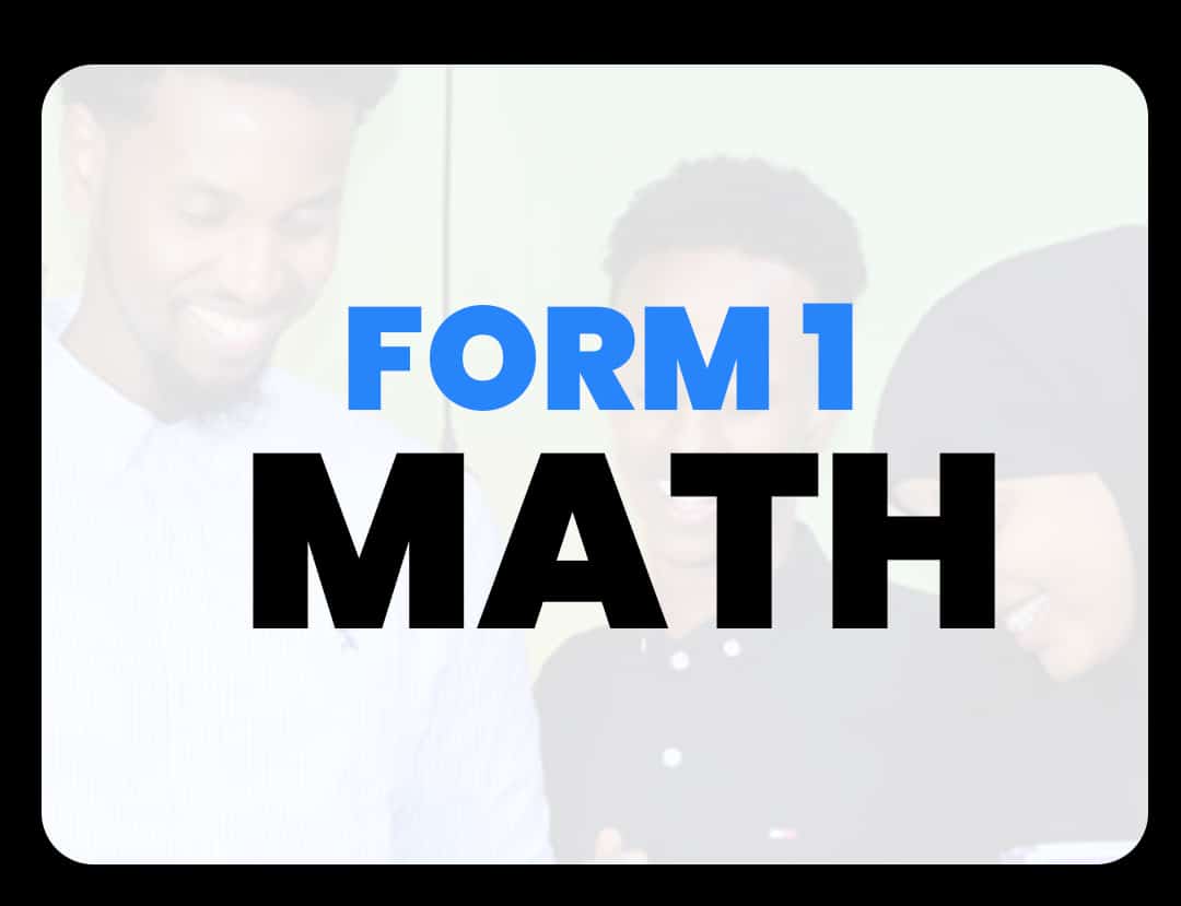 MATHEMATICS F1