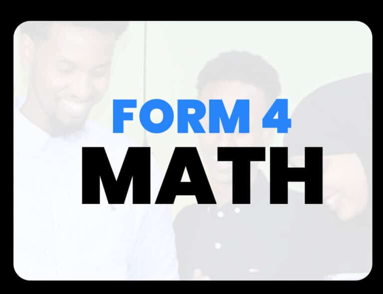 MATHEMATICS F4